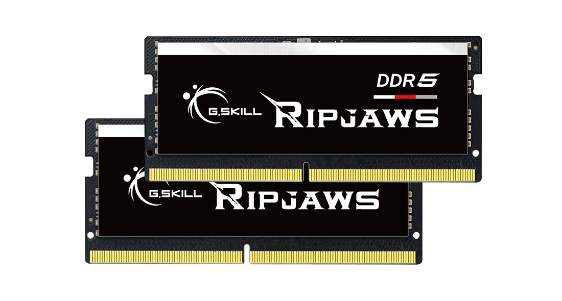 Memória (notebook) G.SKILL 64GB DDR5 5600MHz Kit(2x32GB) SODIMM Ripjaws Black