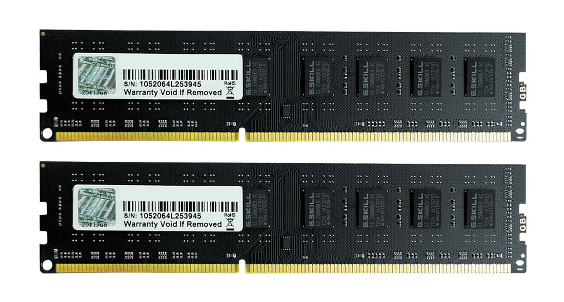 Memória G.SKILL 8GB DDR3 1333MHz Kit(2x4GB) Value