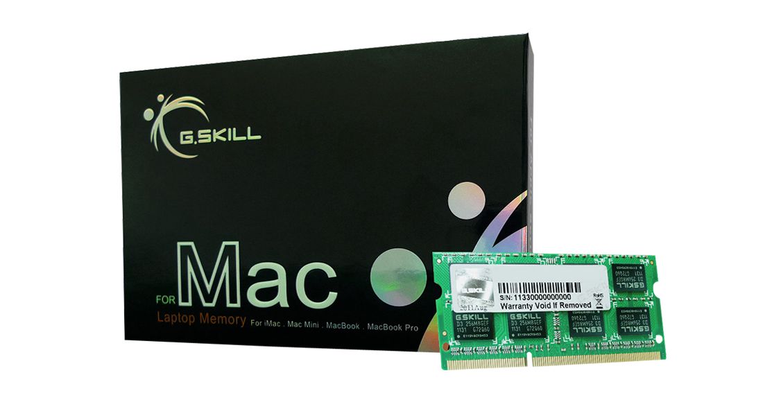Memória (notebook) G.SKILL 8GB DDR3 1600MHz SODIMM for Mac