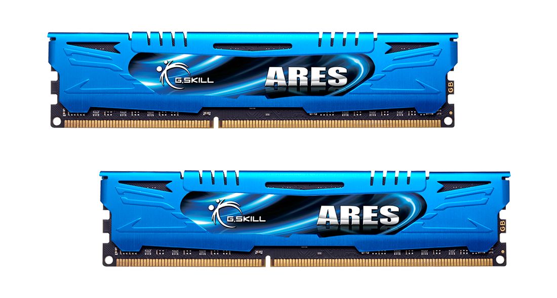 Memória G.SKILL 8GB DDR3 2400MHz Kit(2x4GB) Ares Blue