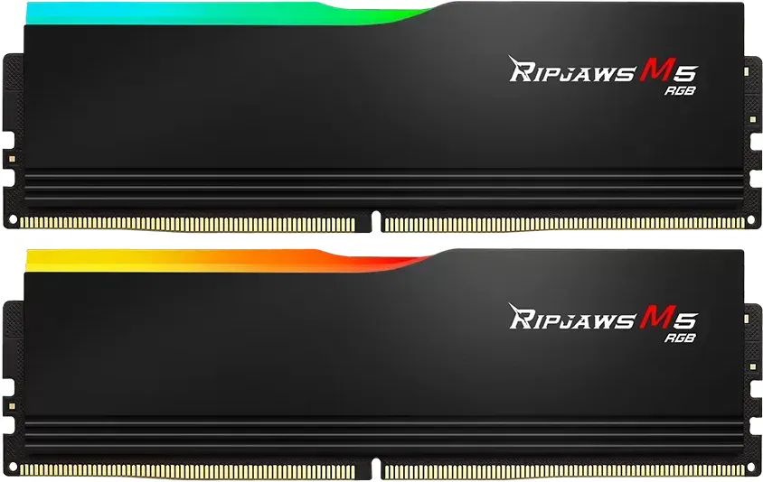 Memória G.SKILL 96GB DDR5 5600MHz Kit(2x48GB) Ripjaws M5 RGB Black