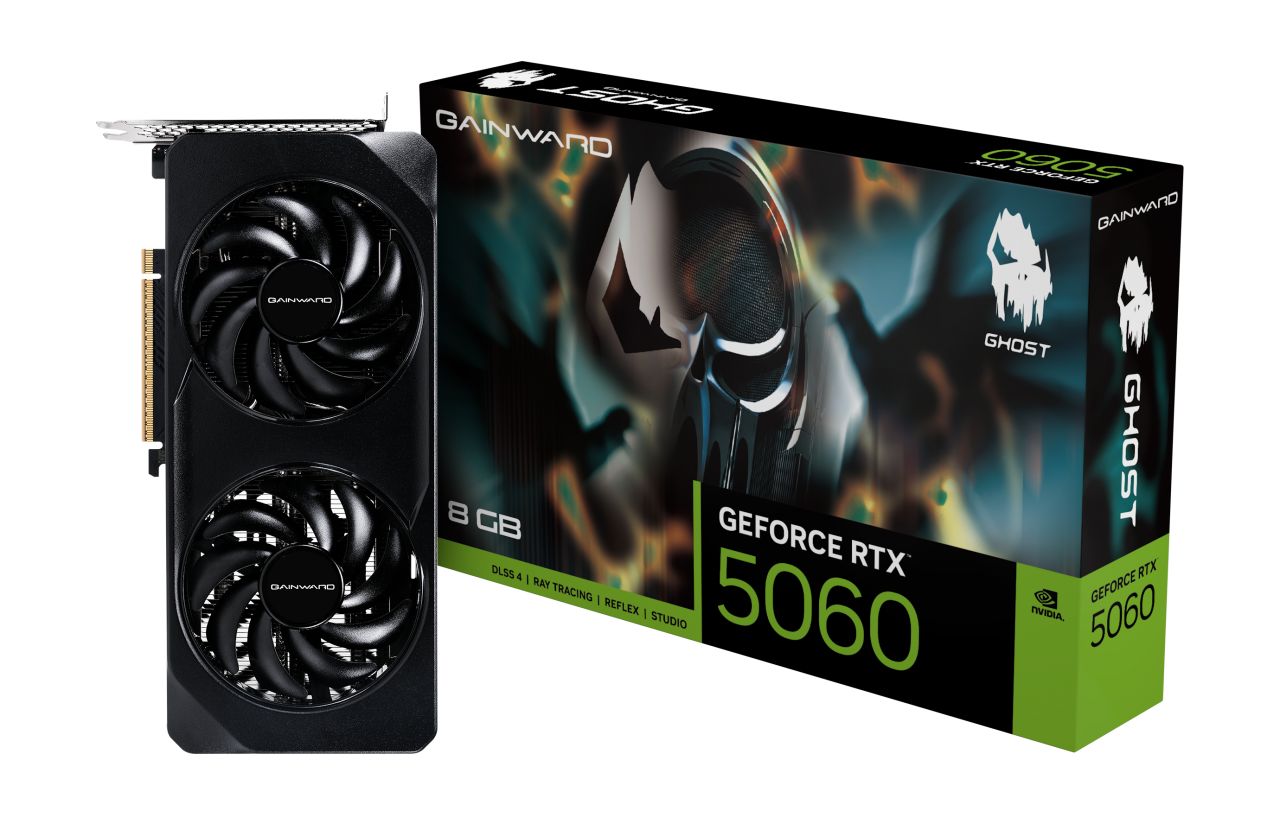 Videókártya Gainward GeForce RTX5060 8GB DDR7 Ghost
