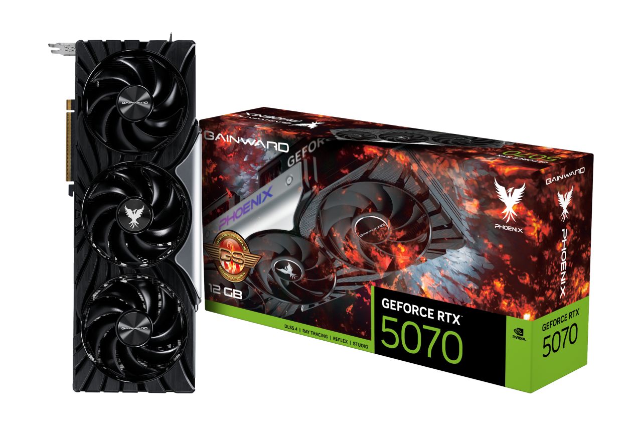 Videókártya Gainward GeForce RTX5070 12GB DDR7 Phoenix GS