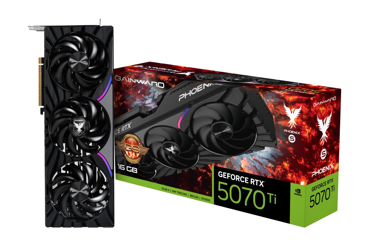 Videókártya Gainward GeForce RTX5070 TI 16GB DDR7 Phoenix-S GS