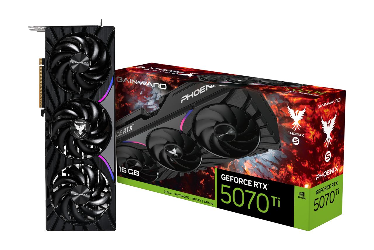Videókártya Gainward GeForce RTX5070 TI 16GB DDR7 Phoenix-S