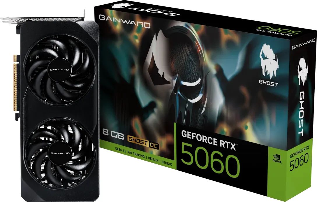 Videókártya Gainward GeForce RTX5060 8GB DDR7 Ghost OC