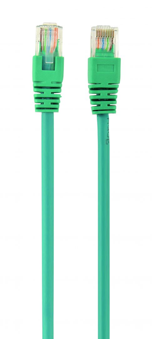 Hálózati kábelek Gembird CAT5e U-UTP Patch Cable 5m Green Hálózati kábelek Gembird CAT5e U-UTP Patch Cable 5m Green