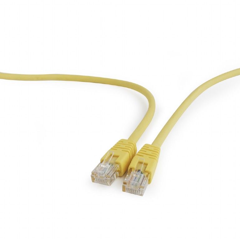 Hálózati kábelek Gembird CAT5e U-UTP Patch Cable 0,5m Yellow