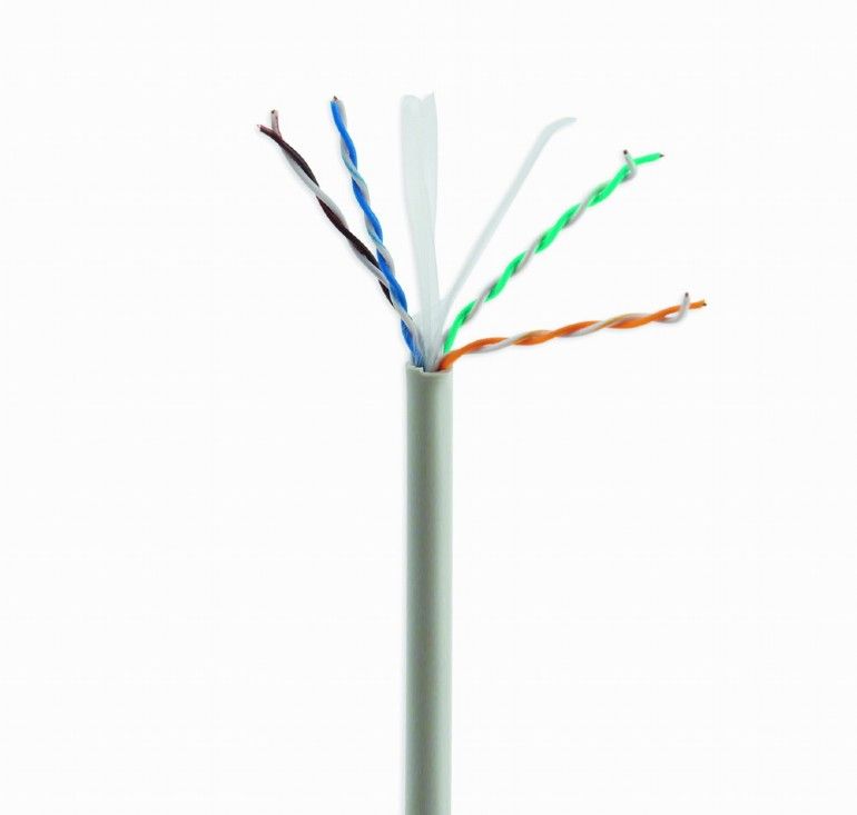 Hálózati kábelek Gembird CAT6 U-UTP Installation Cable 100m Grey