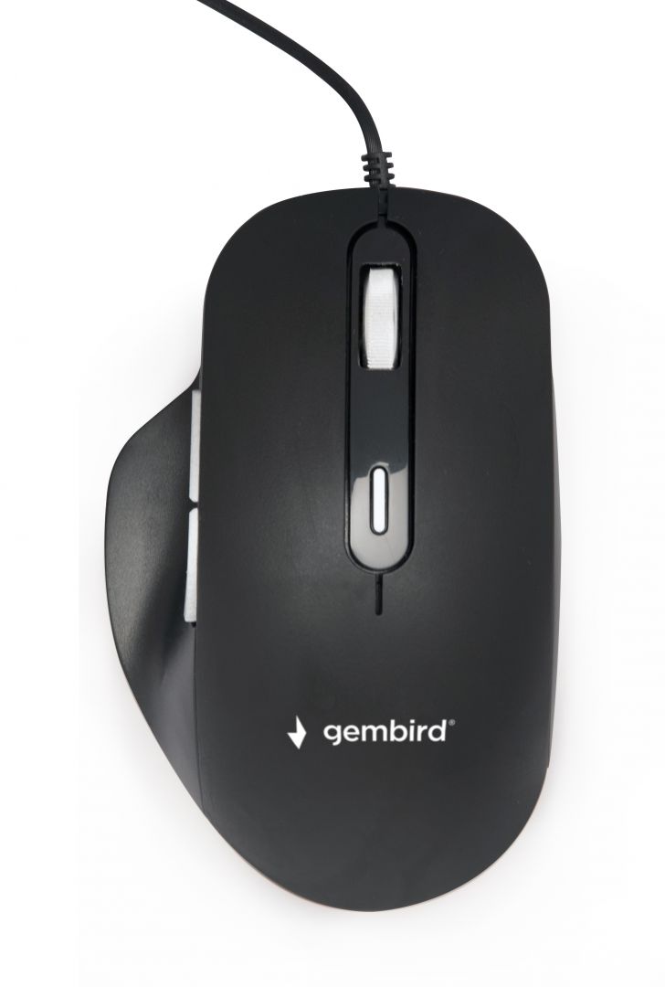 Egér Gembird MUS-6B-02 optical mouse Black