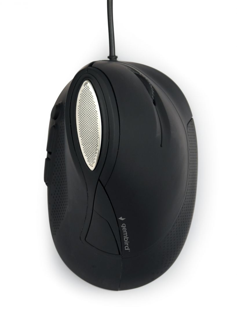 Egér Gembird MUS-ERGO-03 Ergonomic mouse Space Gray