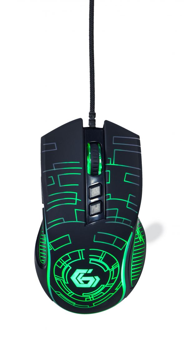 Egér Gembird MUSG-RGB-01 Gaming mouse Black