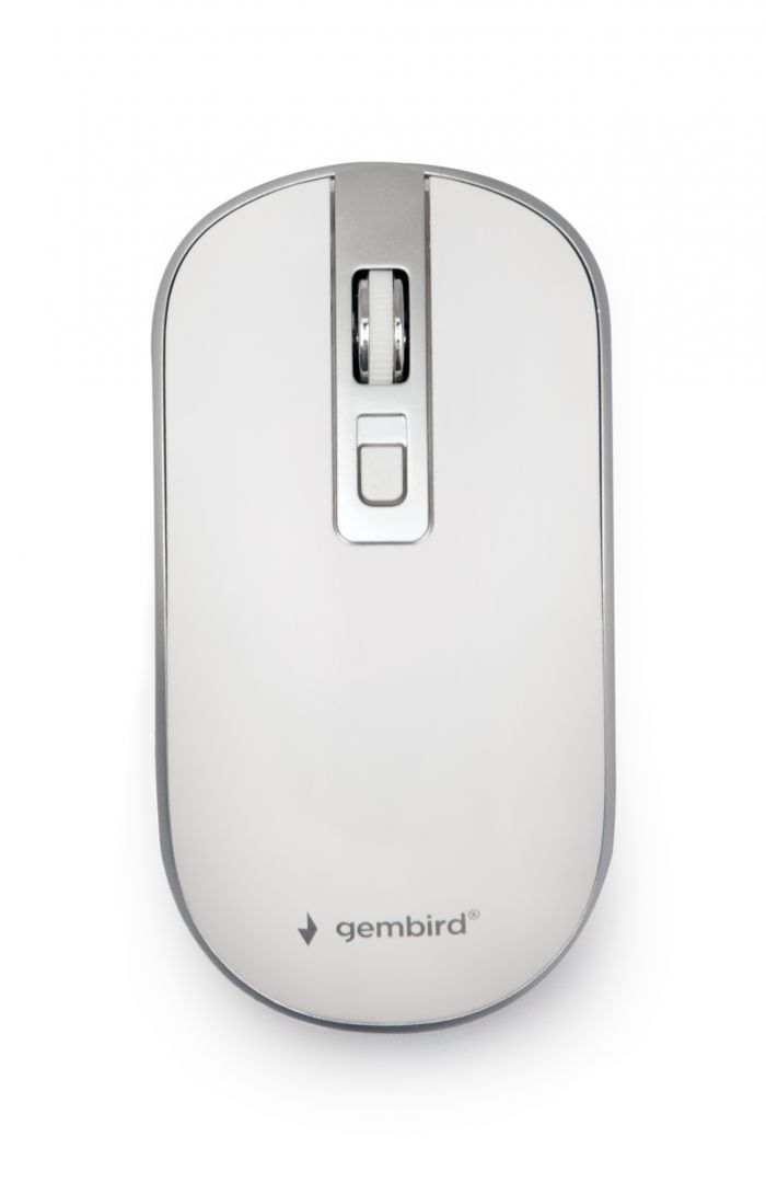 Egér Gembird MUSW-4B-06-WS Wireless optical mouse White/Silver
