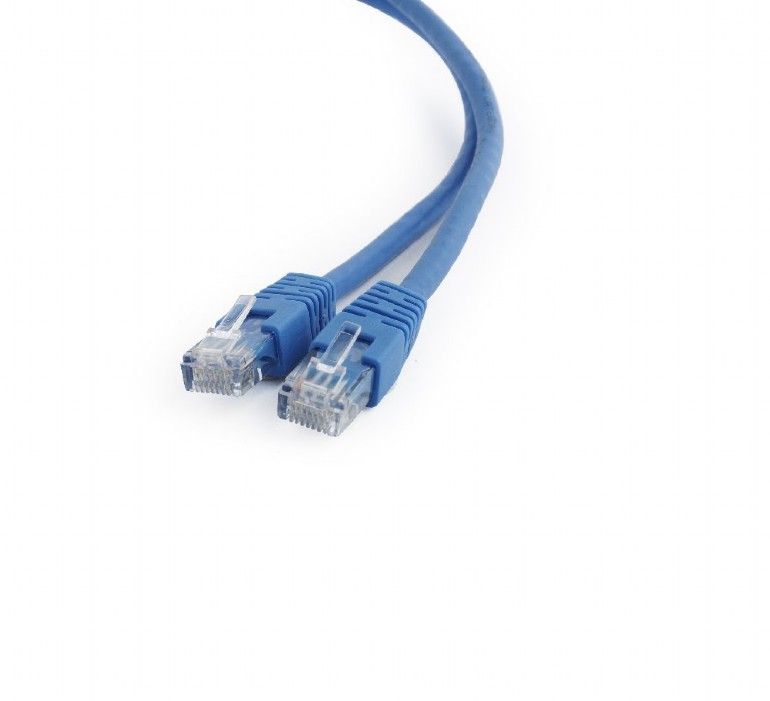 Hálózati kábelek Gembird CAT6 U-UTP Patch Cable 0,5m Blue