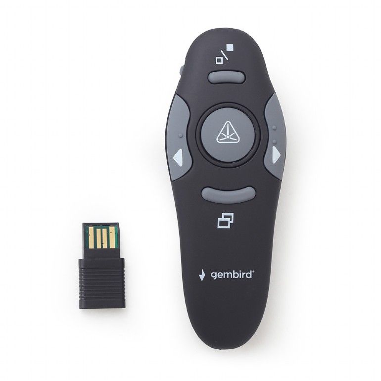 Presenter Gembird WP-L-01 Wireless Presenter Red Laser Black