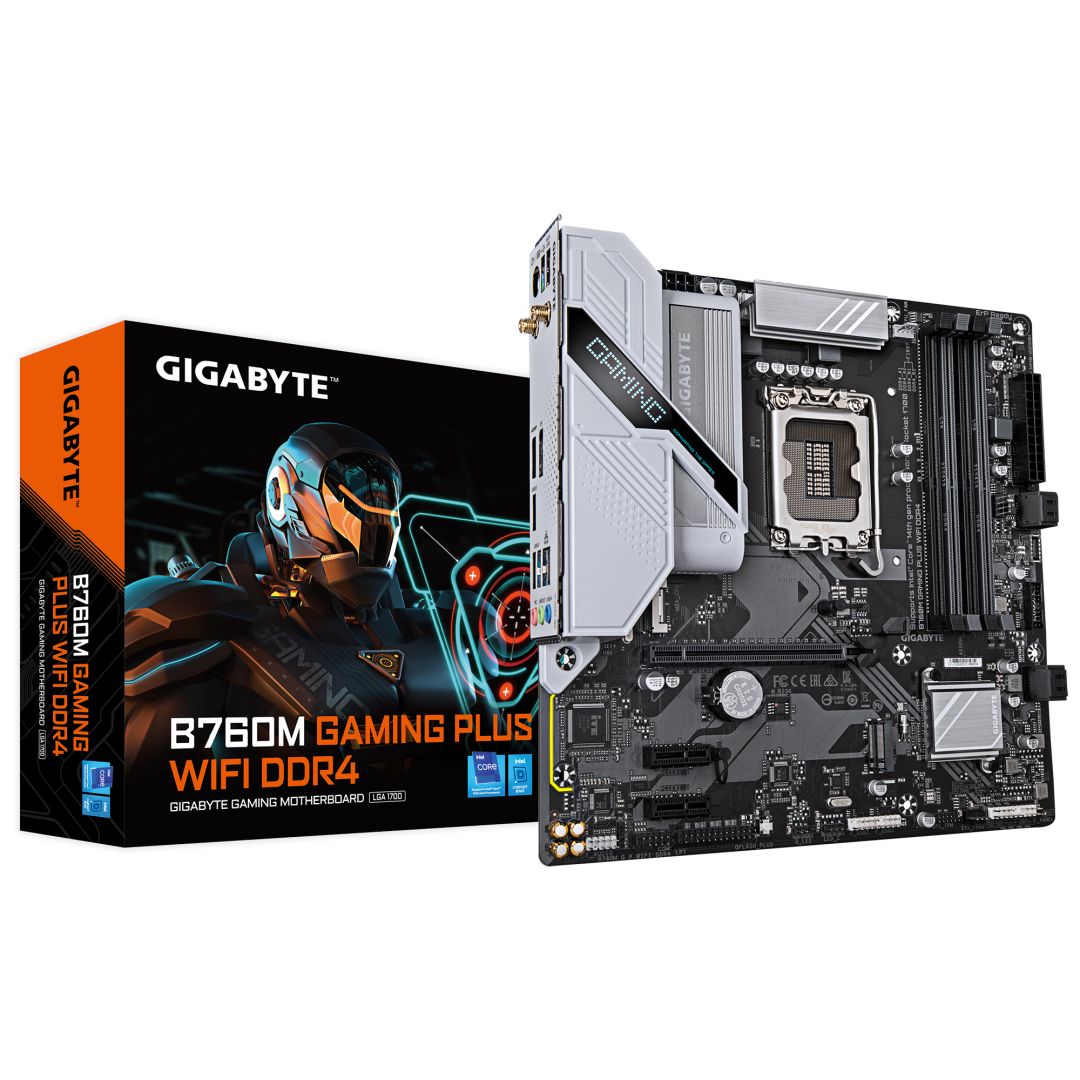 Alaplap Gigabyte B760M GAMING PLUS WIFI DDR4