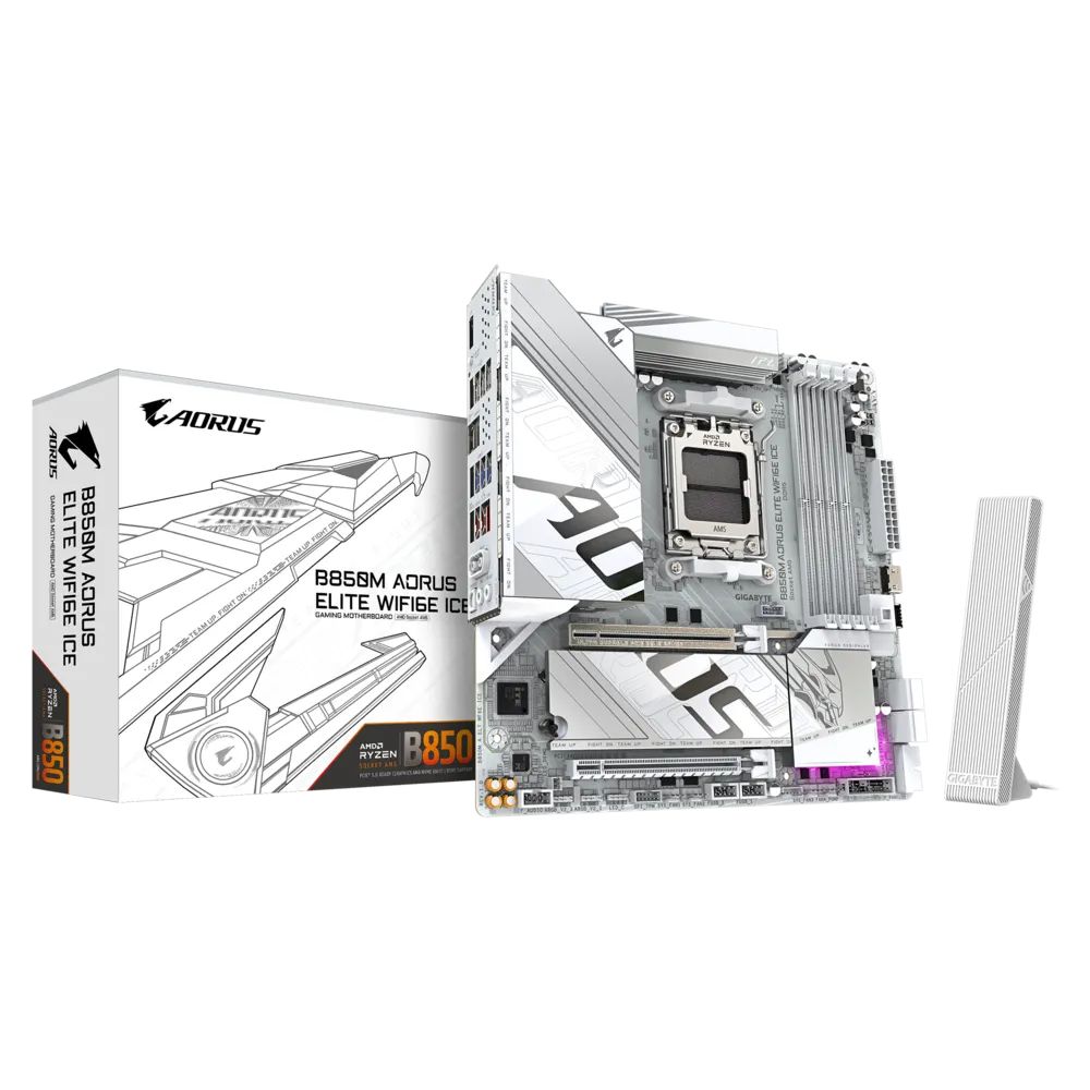 Alaplap Gigabyte B850M AORUS ELITE WIFI6E ICE