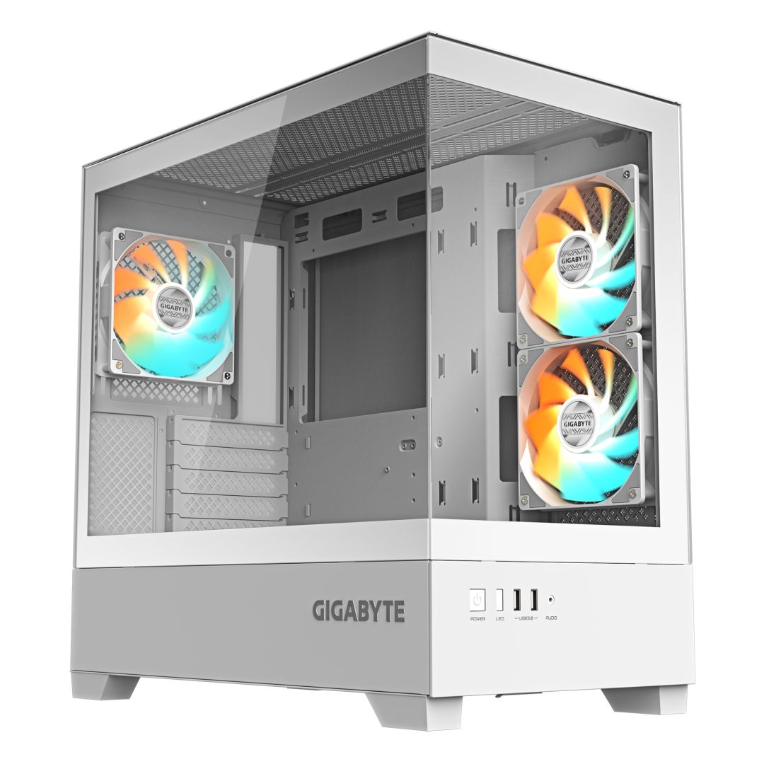 Ház Gigabyte C201 Panoramic Ice Tempered Glass Black Ház Gigabyte C201 Panoramic Ice Tempered Glass Black