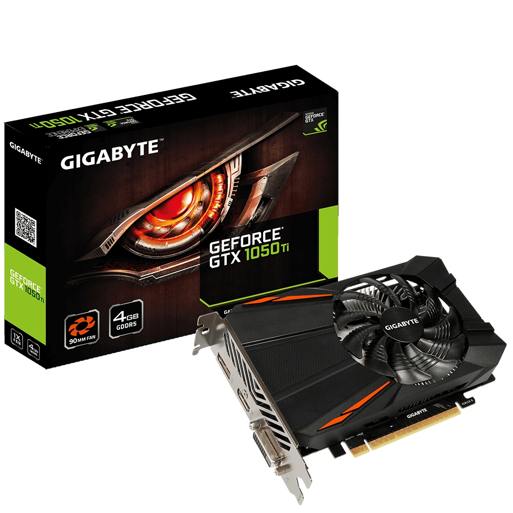 Videókártya Gigabyte GTX 1050 Ti 4GB DDR5