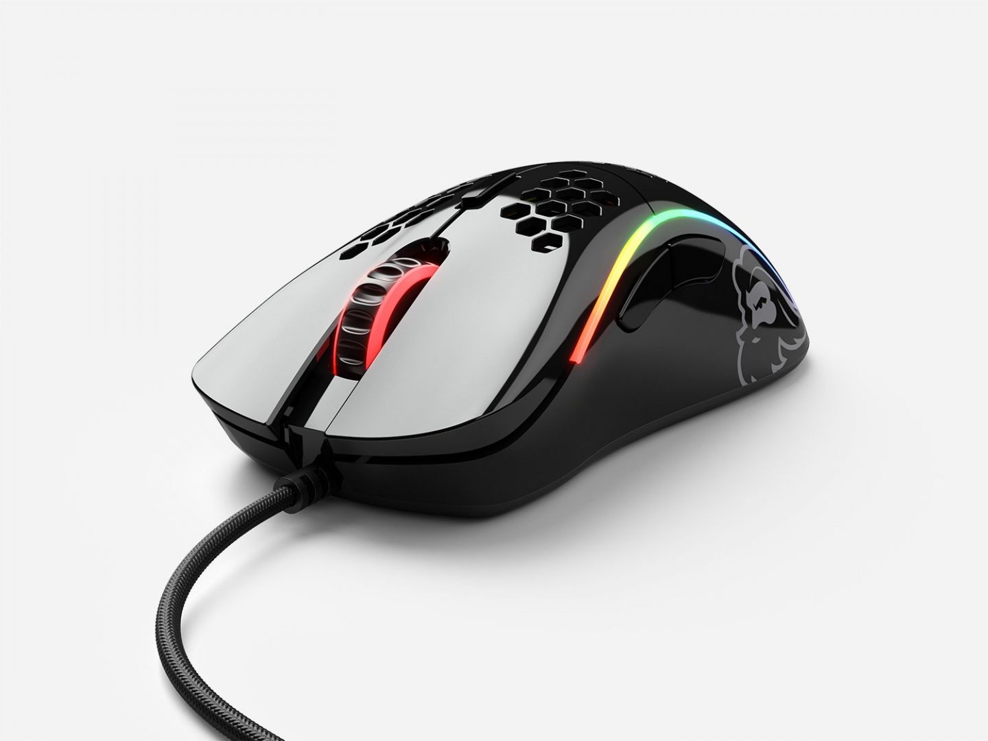 Egér Glorious Model D Gaming Race RGB Glossy Black
