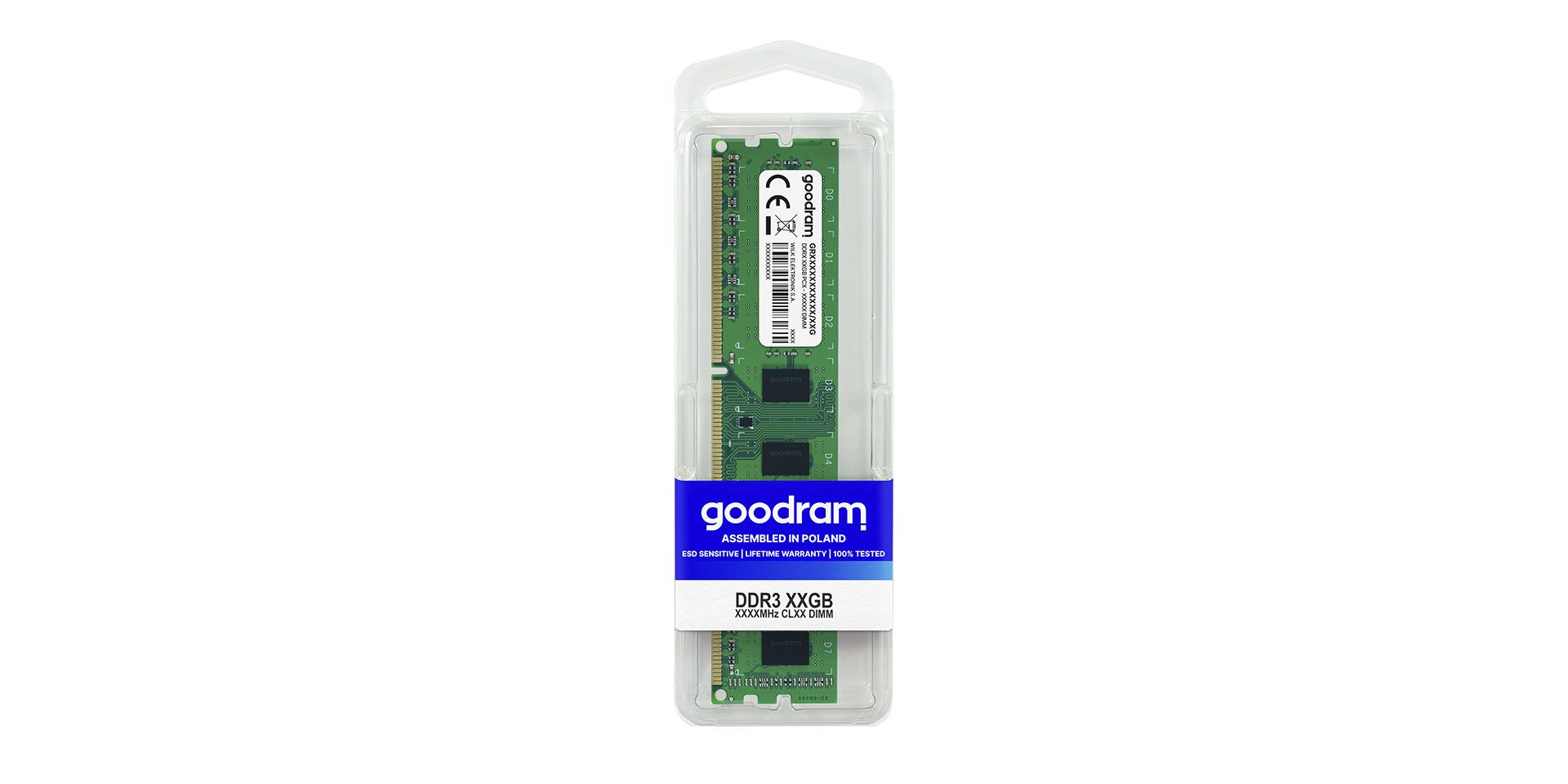 Memória GoodRam 4GB DDR3 1600MHz Memória GoodRam 4GB DDR3 1600MHz