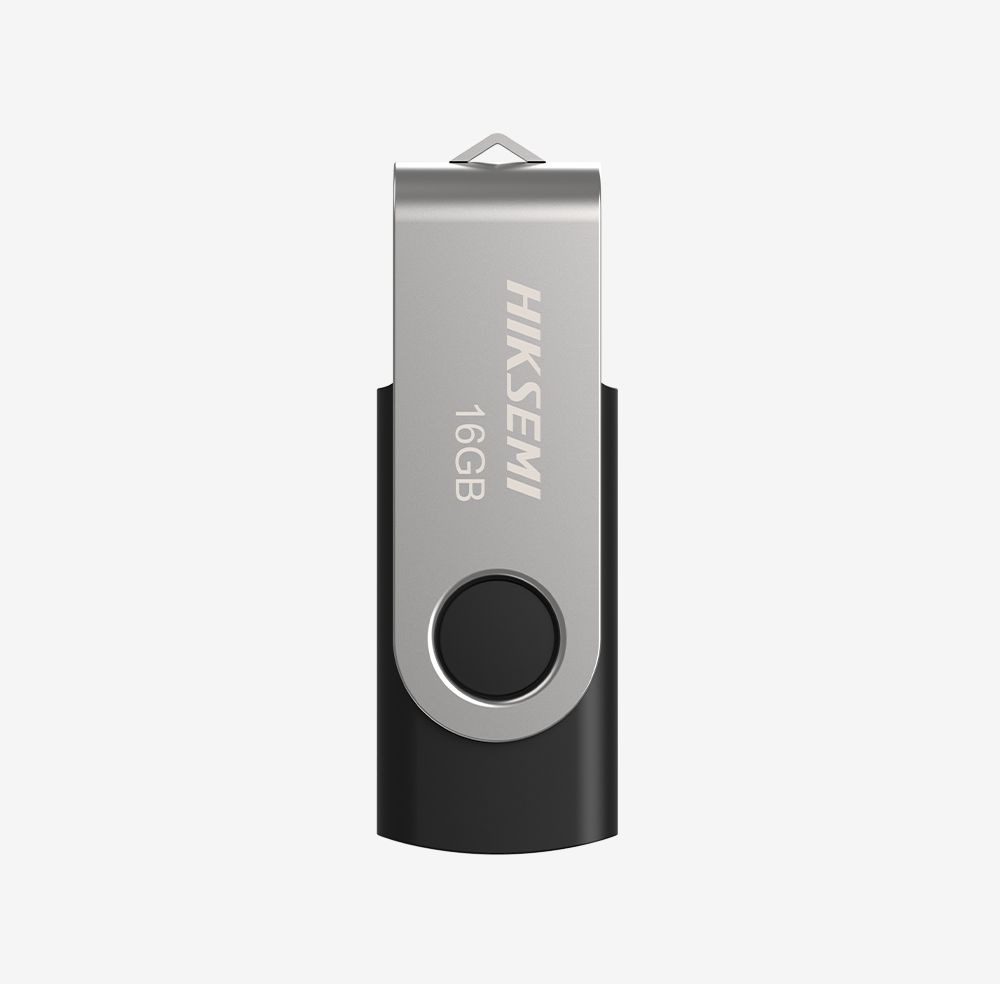 USB Flash RAM HikSEMI 4GB USB2.0 Rotary M200S Black/Grey