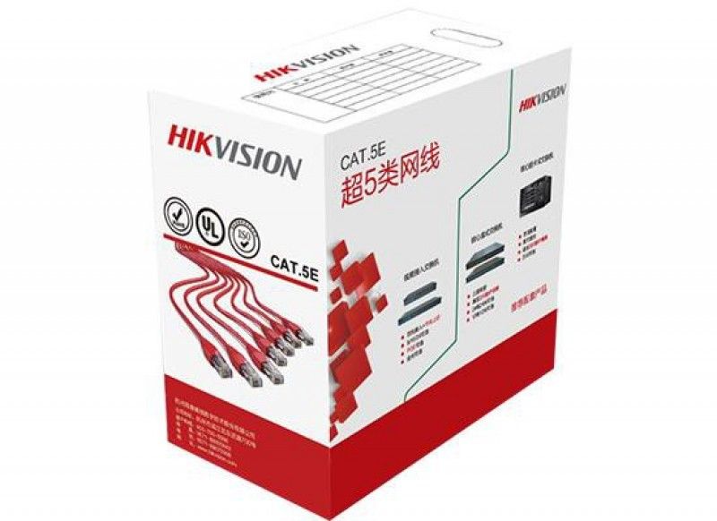 Hálózati kábelek Hikvision CAT5e U-UTP Installation Cable 305m