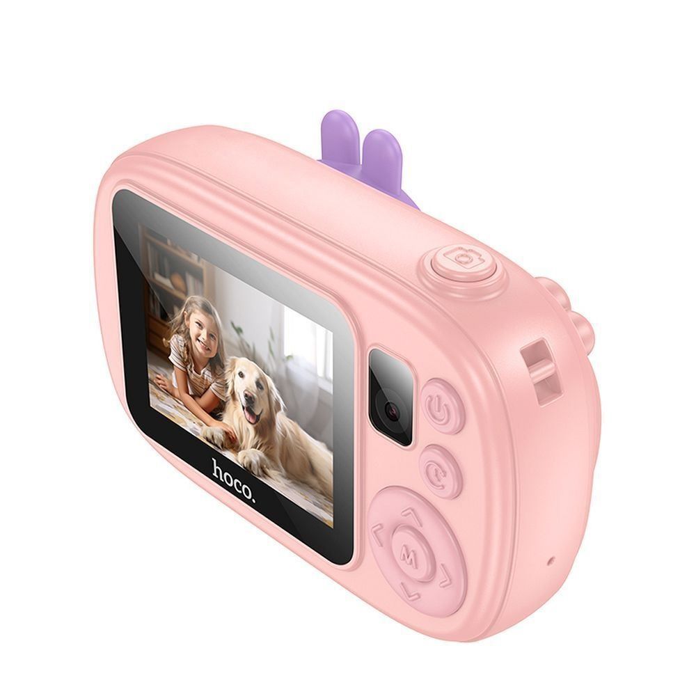 Digitális fényképezőgép Hoco DV205 Kid Camera Pink