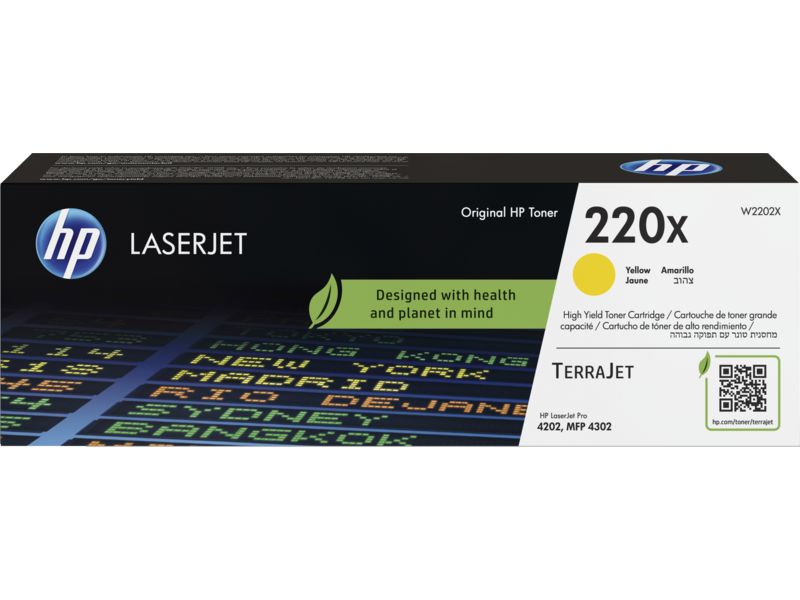 Toner HP 220X Yellow toner