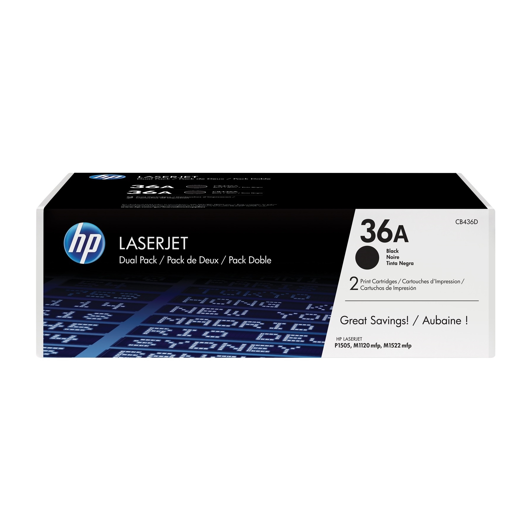 Toner HP CB436AD (36A) 2-pack Black toner