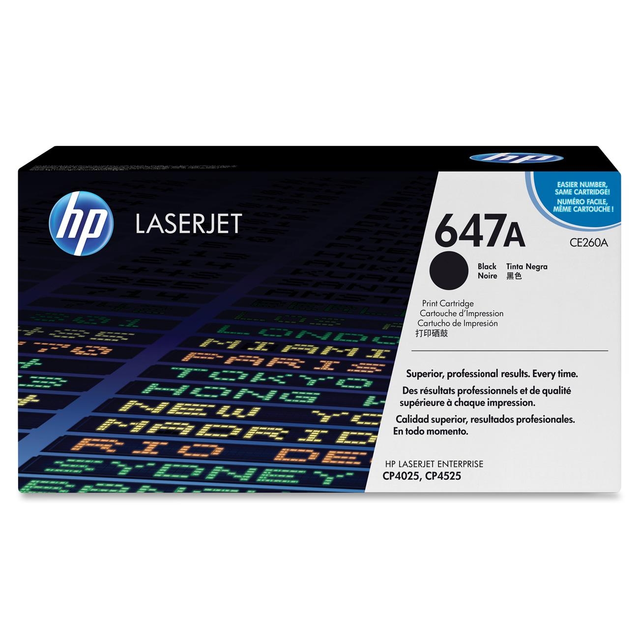 Toner HP CE260A (647A) Black toner