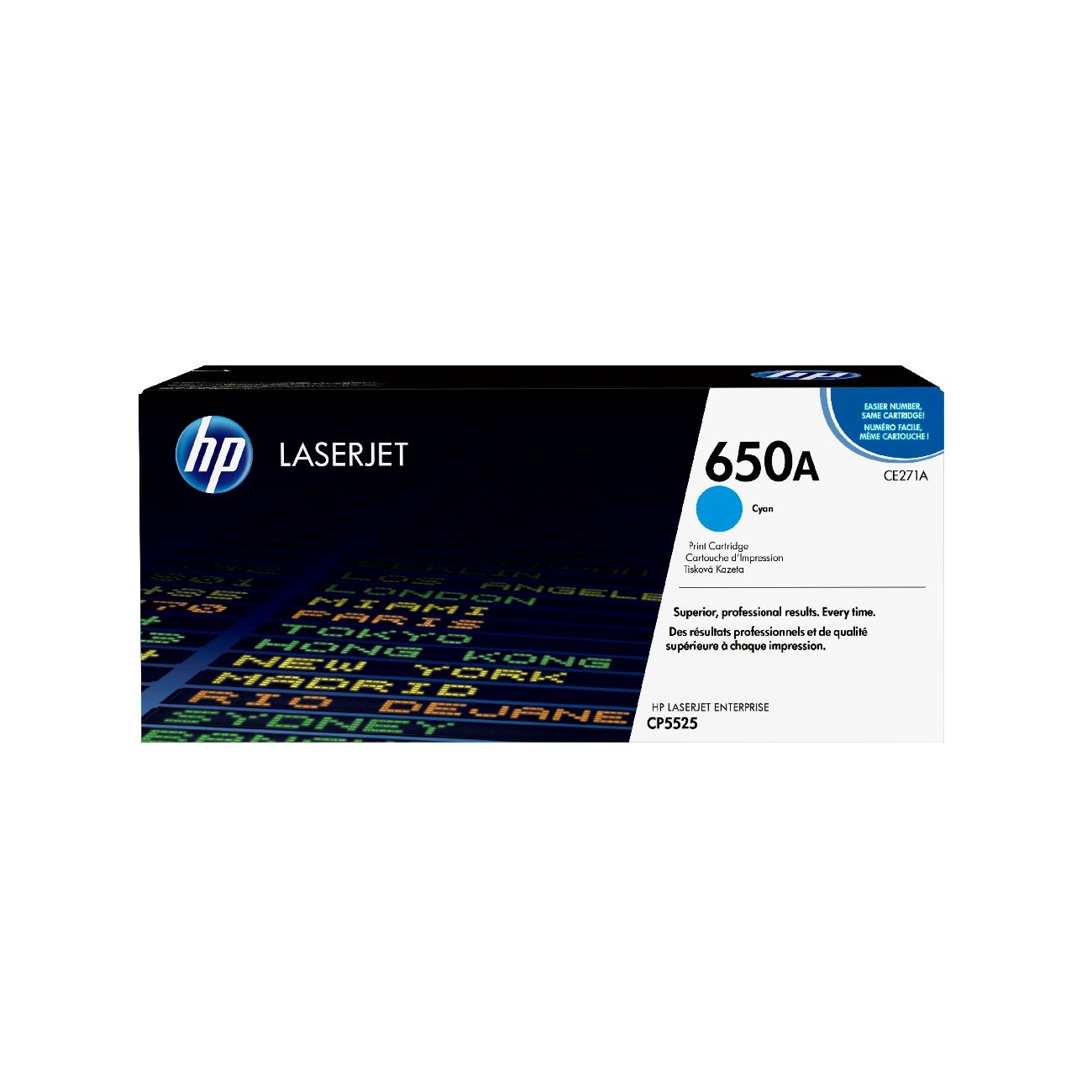 Toner HP CE271A (650A) Cyan Toner
