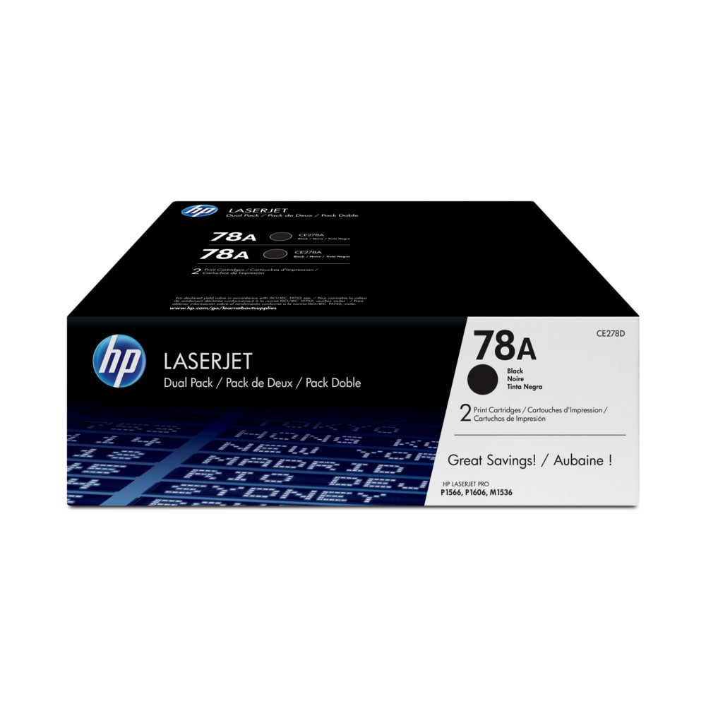 Toner HP CE278AD (78A) 2-pack Black toner