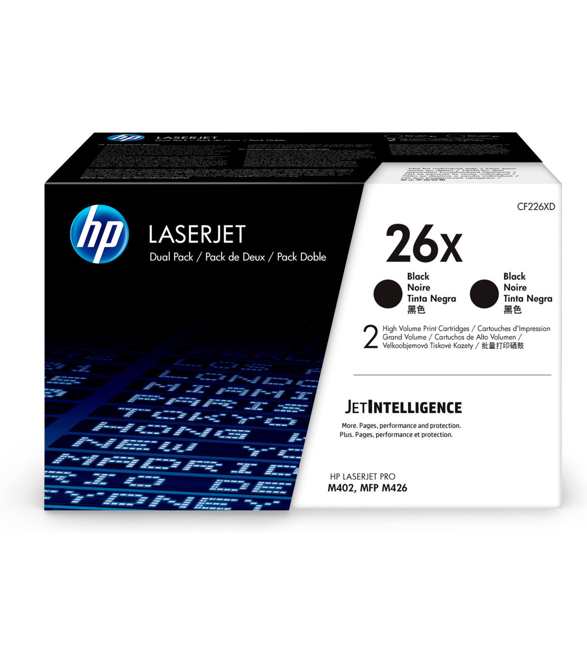 Toner HP CF226XD (26X) 2-pack Black toner