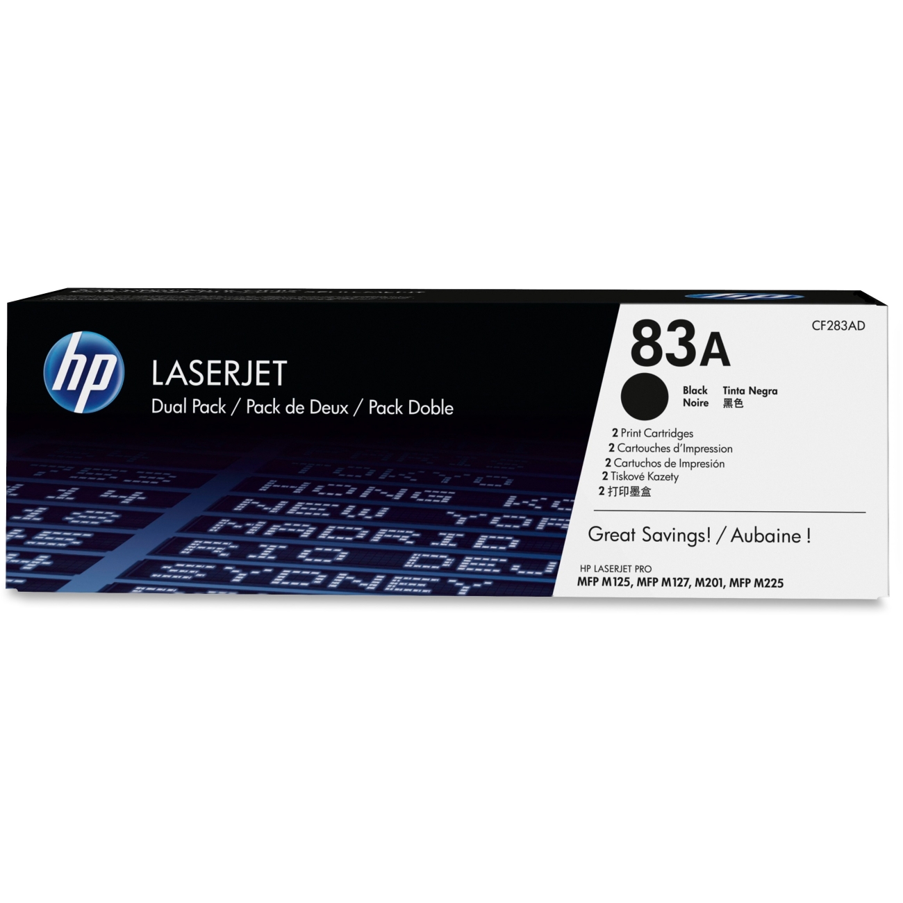 Toner HP CF283AD (83A) 2-pack Black toner