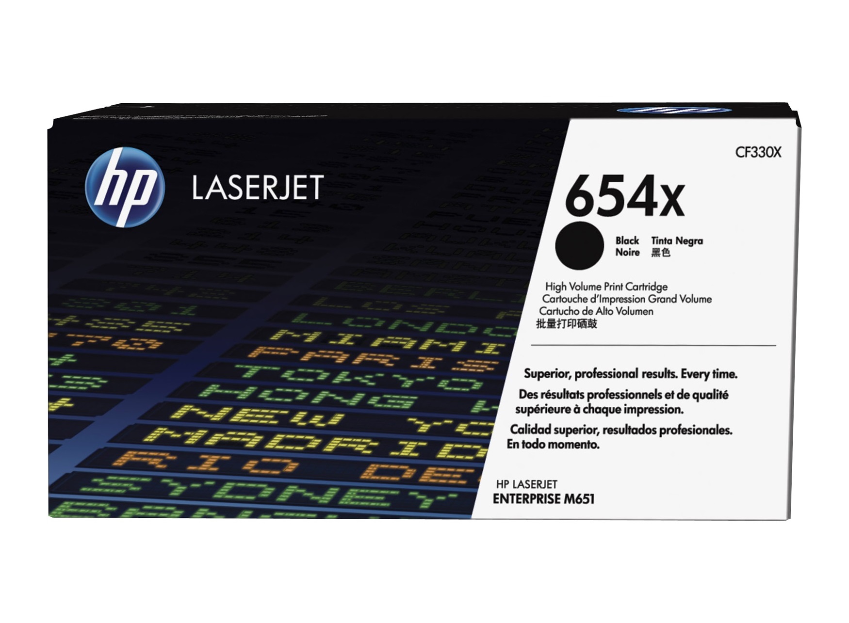 Toner HP CF330X (654X) Black toner
