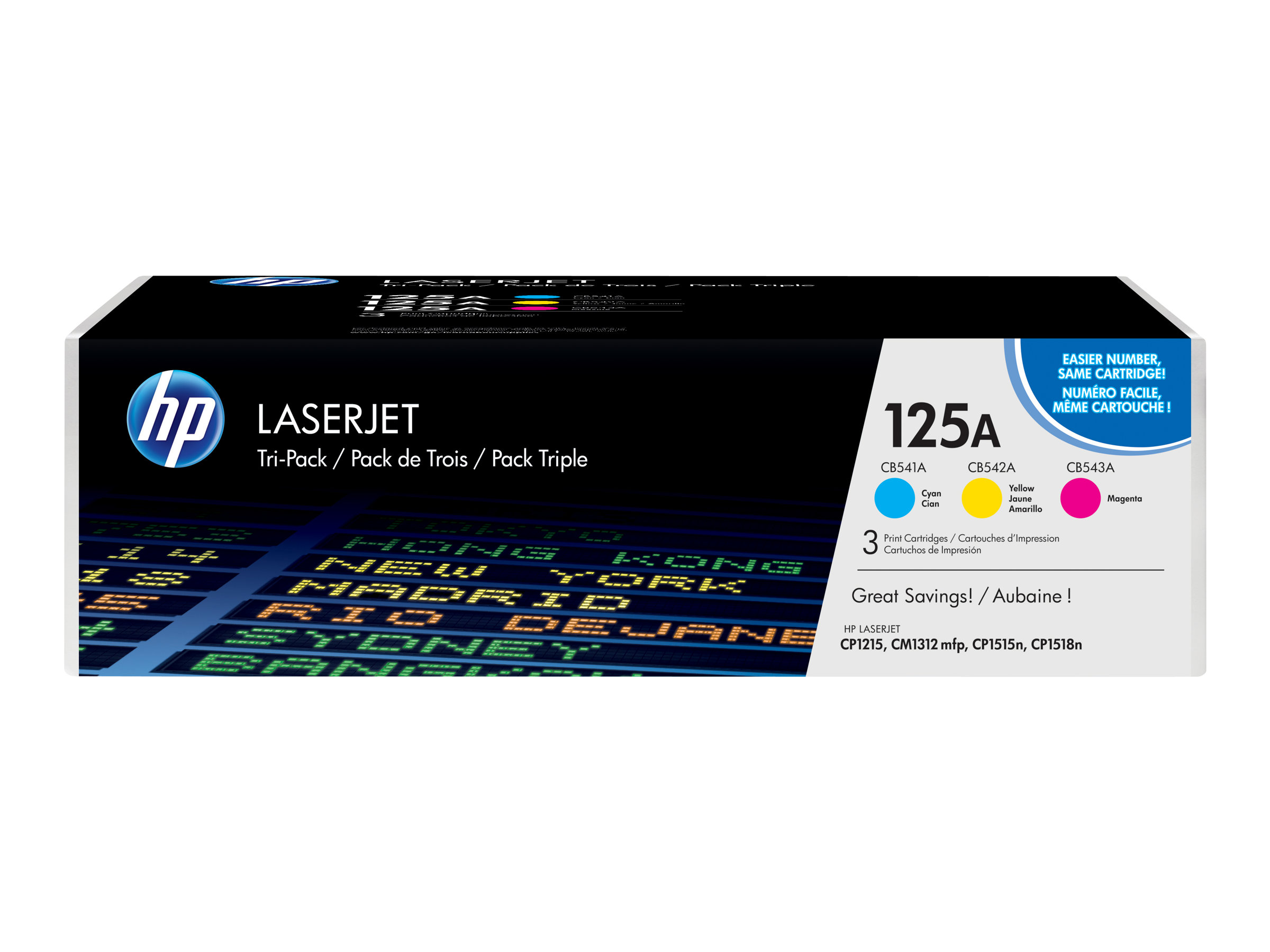 Toner HP CF373AM (125A) 3-pack C/M/Y Color toner
