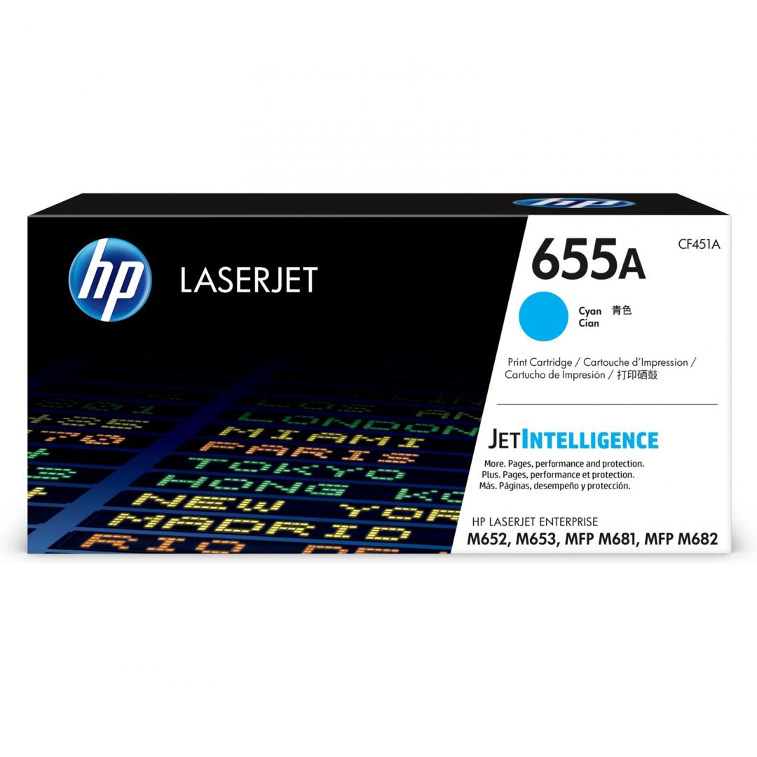 Toner HP CF451A (655A) Cyan toner