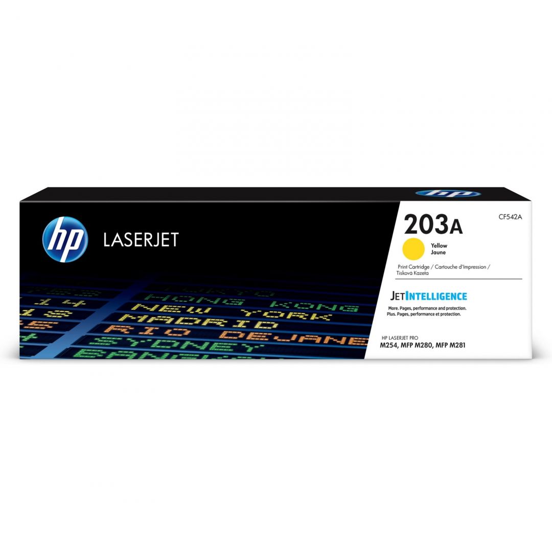 Toner HP CF542A (203A) Yellow toner