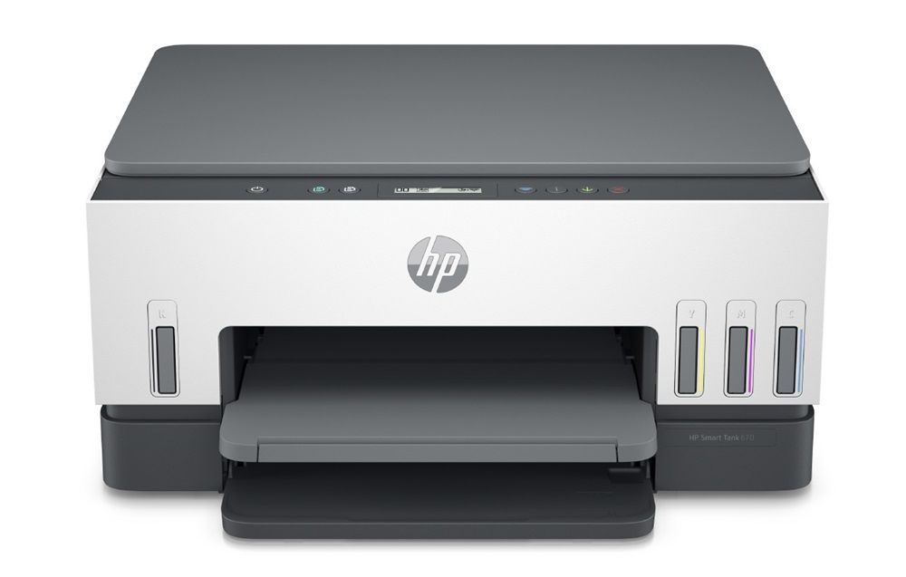 Multifunkciós nyomtató HP Smart Tank 670 Wireless Tintasugaras Nyomtató/Másoló/Scanner