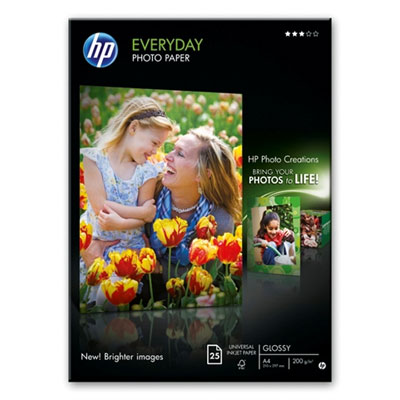 Fotópapír HP Everyday 170g A4 25db Fényes Fotópapír