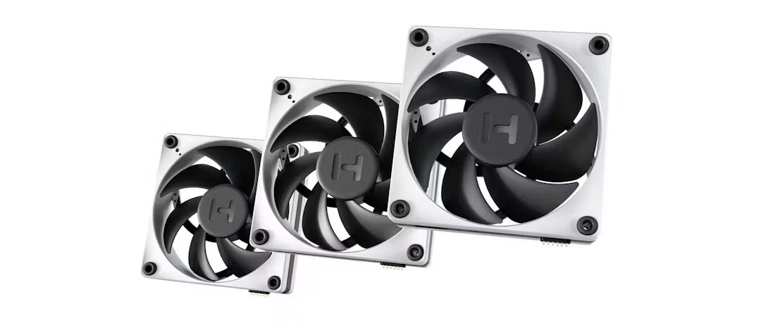 Ventilátorok, Hűtők, Előlapi panelek HYTE THICC FP12 (3pack with NP50) Black/White