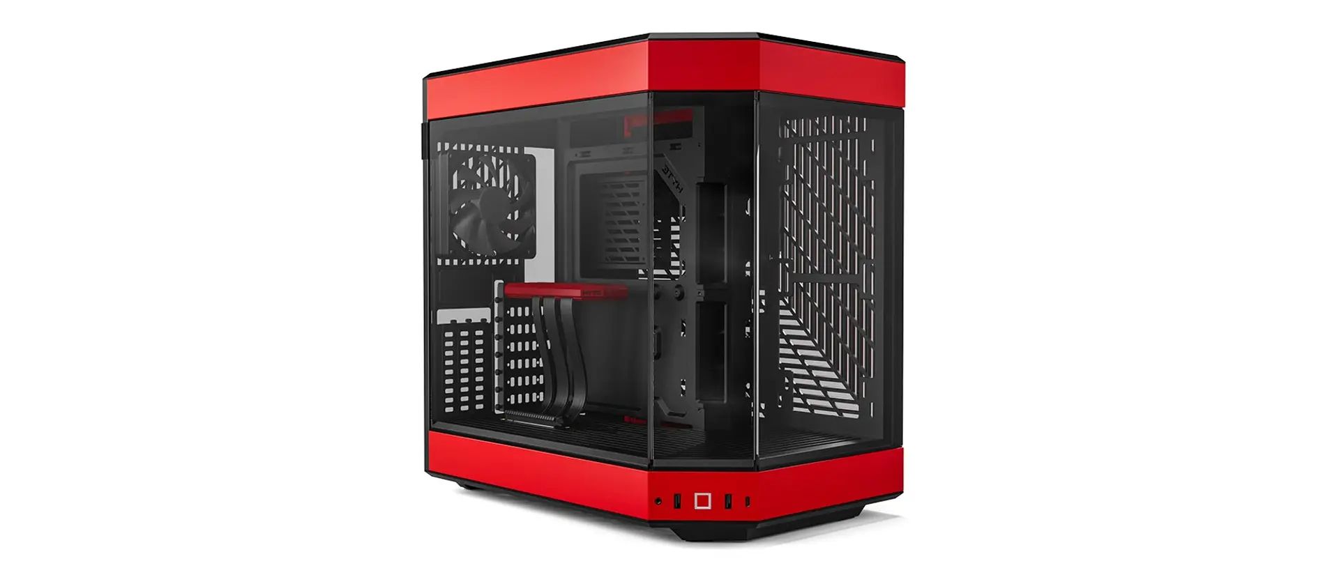 Ház HYTE Y60 Tempered Glass Black Cherry