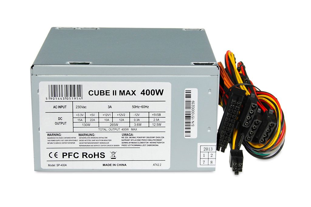 Tápegység iBox 400W CUBE II