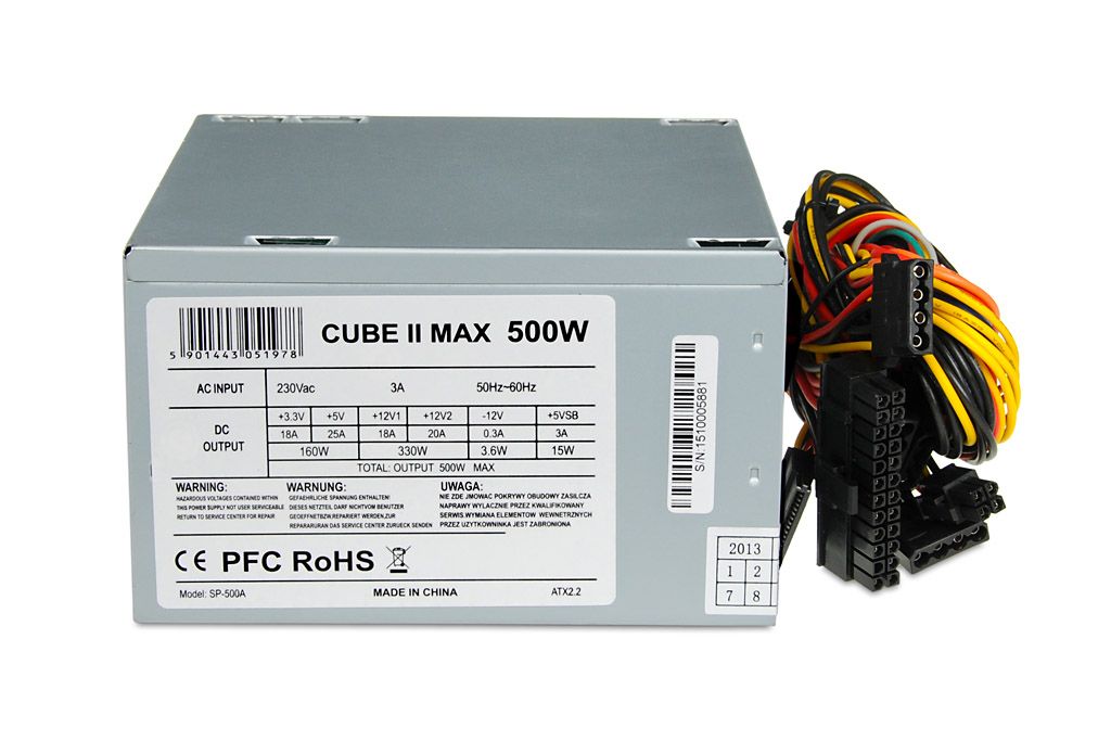 Tápegység iBox 500W CUBE II