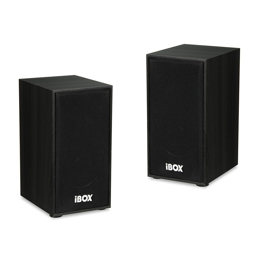 Hangszóró iBox IGLSP1B Speaker Black Wood
