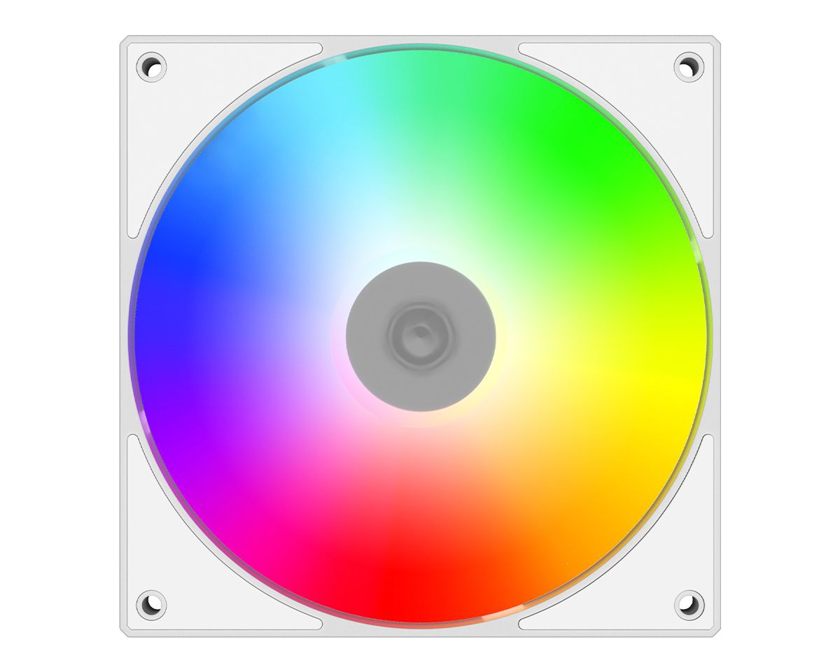 Ventilátorok, Hűtők, Előlapi panelek ID-COOLING AS-140-ARGB-W