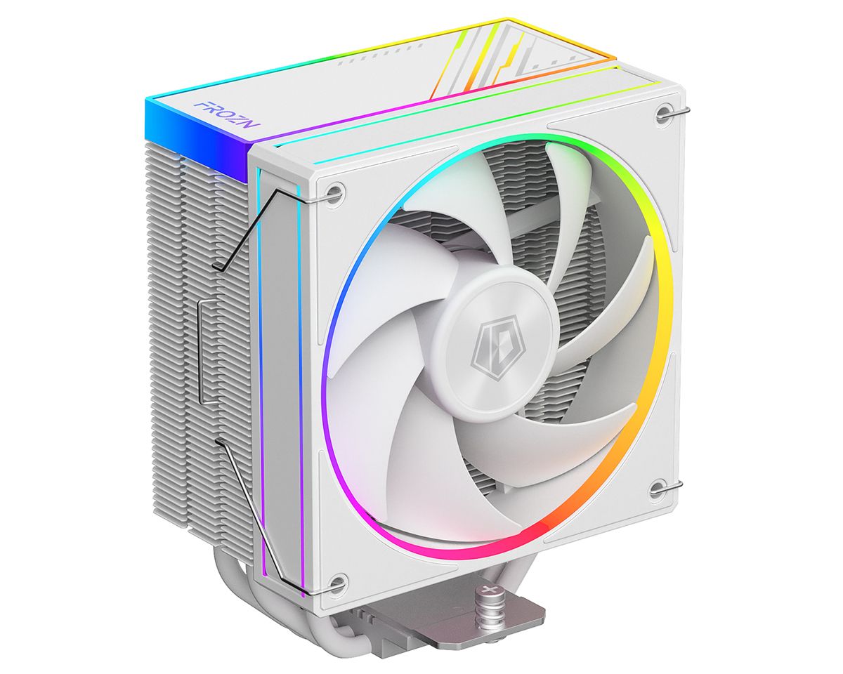 Ventilátorok, Hűtők, Előlapi panelek ID-COOLING FROZN A410 ARGB WHITE