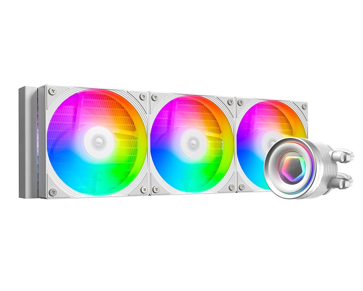 Ventilátorok, Hűtők, Előlapi panelek ID-COOLING FX360 INF White