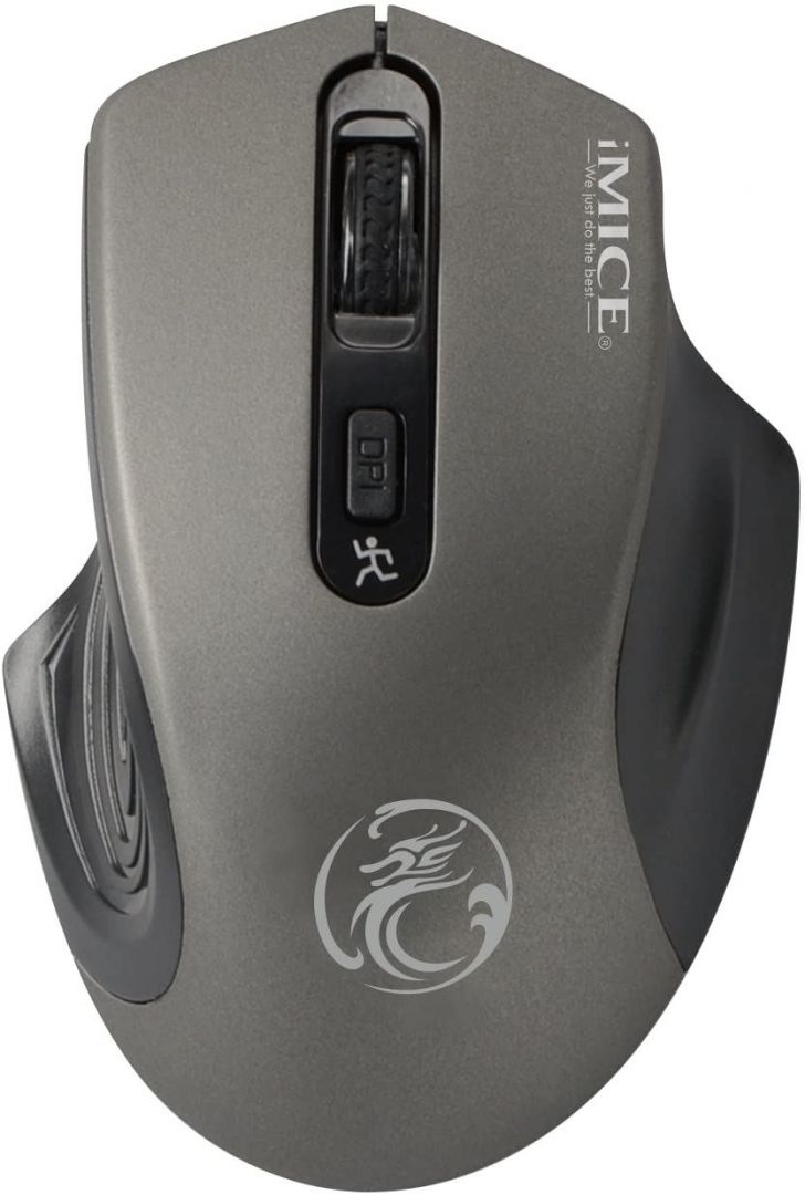 Egér iMICE E-1800 Wireless Mouse Grey